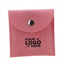 Jewelry Velvet Bag with Snap Button